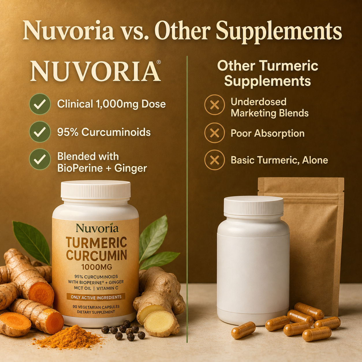 Turmeric Curcumin Capsules (1,000mg)
